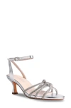 Touch Ups Tamera Ankle Strap Sandal In Silver