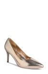 Touch Ups Tia Pointed Toe Pump In Gold