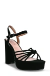 Touch Ups Tiara Platform Sandal In Black