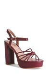 Touch Ups Tiara Platform Sandal In Red