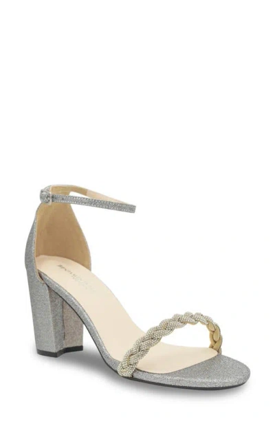 Touch Ups Whitney Ankle Strap Sandal In Pewter