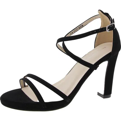 Touch Ups Womens Buckle Ankle Strap In Black