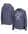 Touché Women's Touch Heathered Navy Houston Astros Training Camp Tri-blend Full-zip Hoodie In Heathered Navy