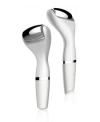 Touchbeauty Face Body Massager With Stainless Steel Roller In Ivory