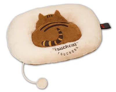 Touchcat 'exquisite-plush' Premium Kitty Fashion Designer Pet Cat Bed Lounger Mat Lounge In Brown