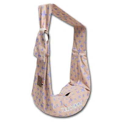 Touchdog 'paw-ease' Over-the-shoulder Travel Sling Pet Carrier In Pink