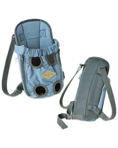Touchdog Wiggle Sack Fashion Designer Front And Backpack In Blue