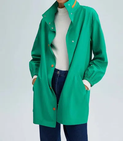 Touche Prive Lucky Windbreaker Jacket In Green