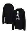 Touché Women's Touch Black Chicago White Sox Pre-game Raglan Pullover Hoodie In Black