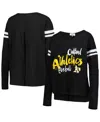 Touché Women's Touch Black Oakland Athletics Free Agent Long Sleeve T-shirt In Black
