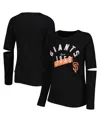 Touché Women's Touch Black San Francisco Giants Formation Long Sleeve T-shirt In Black
