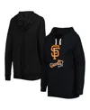 Touché Women's Touch Black San Francisco Giants Pre-game Raglan Pullover Hoodie In Black