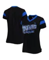 Touché Women's Touch Black Trackhouse Racing Pre-game V-neck T-shirt In Black