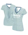 Touché Women's Touch Heather Powder Blue Kevin Harvick Halftime Back Wrap T-shirt In Heather Powder Blue