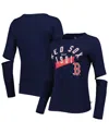 Touché Women's Touch Navy Boston Red Sox Formation Long Sleeve T-shirt In Navy