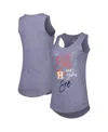 Touché Women's Touch Navy Houston Astros Americana Tri-blend Racerback Tank Top In Navy