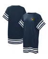 Touché Women's Touch Navy Milwaukee Brewers Cascade T-shirt Dress In Navy