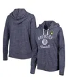Touché Women's Touch Navy Milwaukee Brewers Training Camp Tri-blend Full-zip Hoodie In Navy