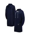 Touché Women's Touch Navy Penn State Nittany Lions Quick Pass Lace-up V-neck Hoodie Dress In Navy