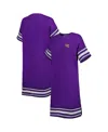 Touché Women's Touch Purple Lsu Tigers Cascade T-shirt Dress In Purple