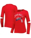 Touché Women's Touch Red St. Louis Cardinals Formation Long Sleeve T-shirt In Red
