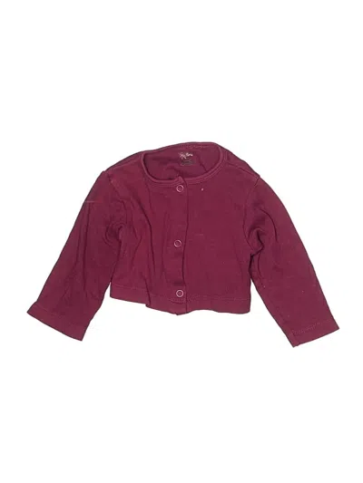 Pre-owned Touched By Nature Babies' 3/4 Sleeve Blouse In Burgundy