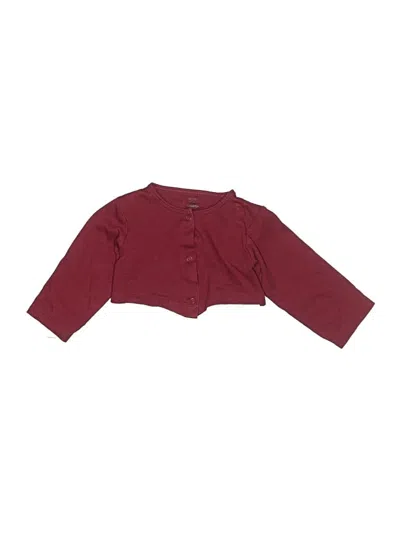 Pre-owned Touched By Nature Kids' 3/4 Sleeve Blouse In Burgundy