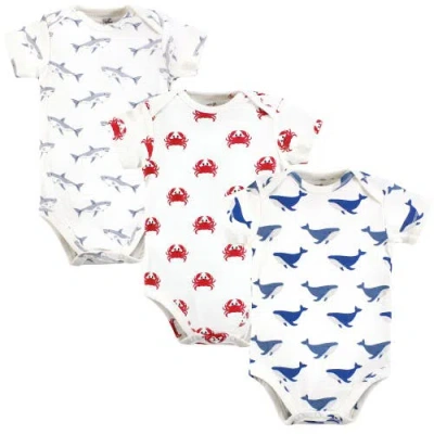 Touched By Nature Babies'  3pk Organic Bodysuits In Multi