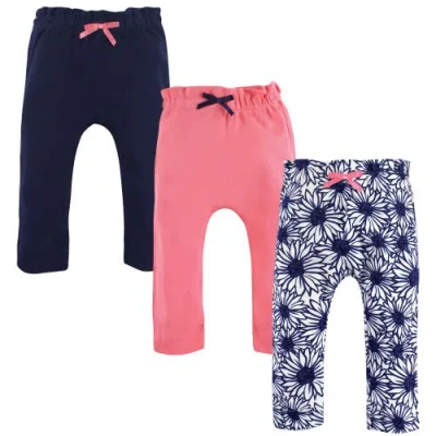 Touched By Nature Babies'  3pk Organic Everyday Pants In Multi
