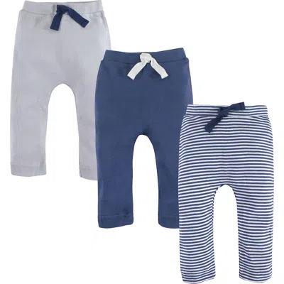 Touched By Nature Babies'  3pk Organic Pants In Multi