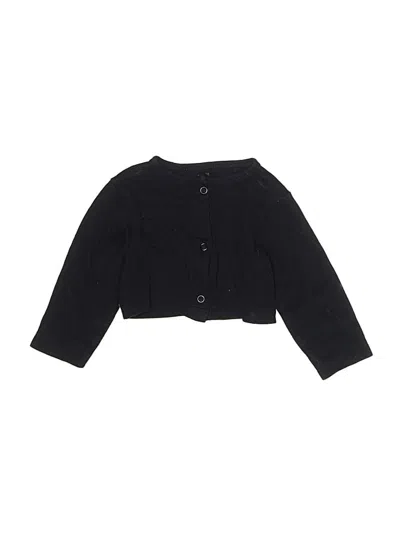 Pre-owned Touched By Nature Babies' Cardigan Sweater In Black