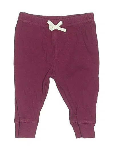 Pre-owned Touched By Nature Babies' Casual Pants In Burgundy