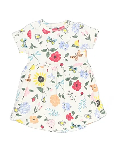 Pre-owned Touched By Nature Babies' Dress In White
