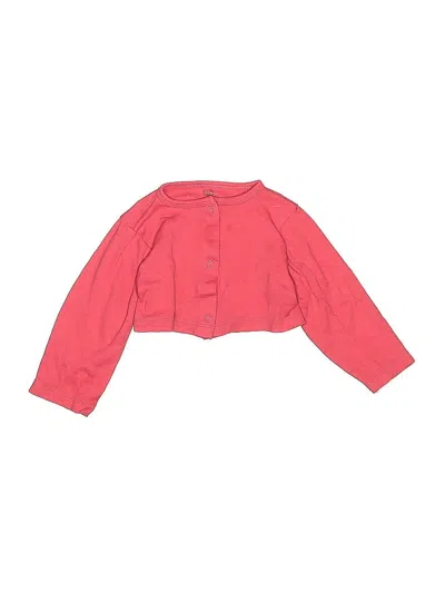 Pre-owned Touched By Nature Kids' Long Sleeve Blouse In Pink