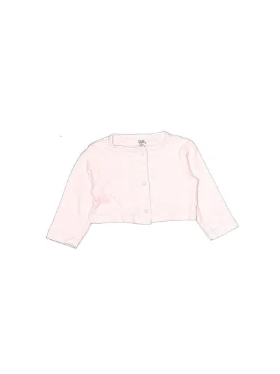 Pre-owned Touched By Nature Babies' Long Sleeve Top Pink Square Neckline Tops