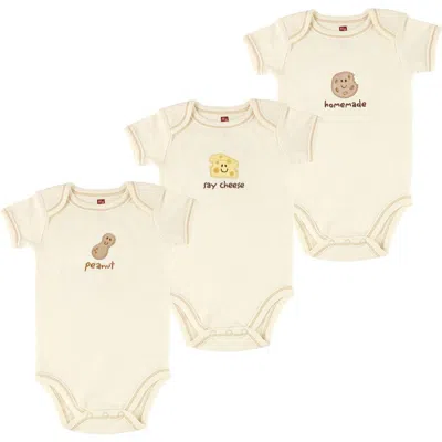 Touched By Nature Kids'  Organic Bodysuits In Neutral