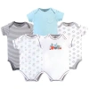 Touched By Nature Kids'  Organic Cotton Bodysuits In Gray