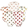 Touched By Nature Kids'  Organic Cotton Bodysuits In Multi