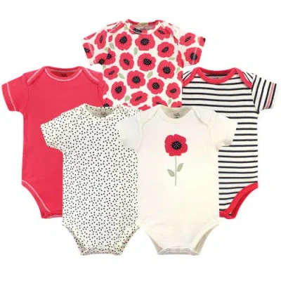 Touched By Nature Babies'  Organic Cotton Bodysuits In Multi