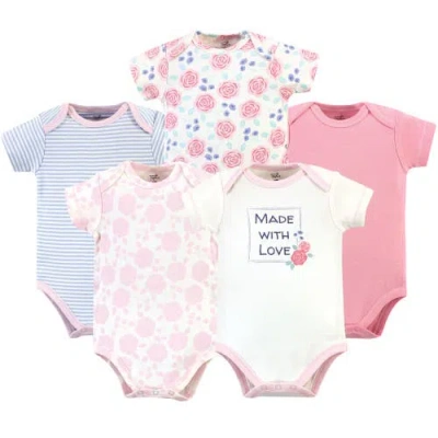 Touched By Nature Babies'  Organic Cotton Bodysuits In Multi