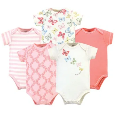 Touched By Nature Babies'  Organic Cotton Bodysuits In Multi