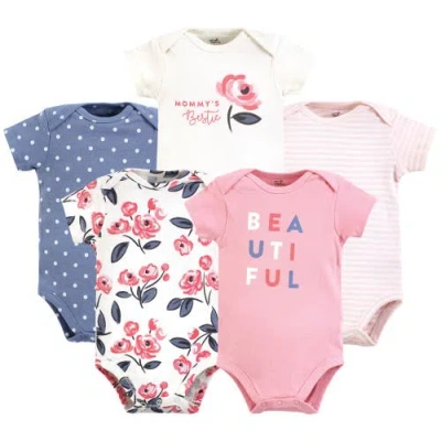 Touched By Nature Babies'  Organic Cotton Bodysuits In Multi