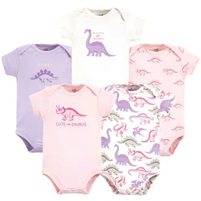 Touched By Nature Babies'  Organic Cotton Bodysuits In Multi