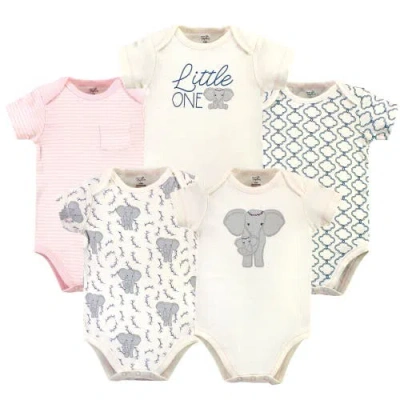 Touched By Nature Babies'  Organic Cotton Bodysuits In Multi