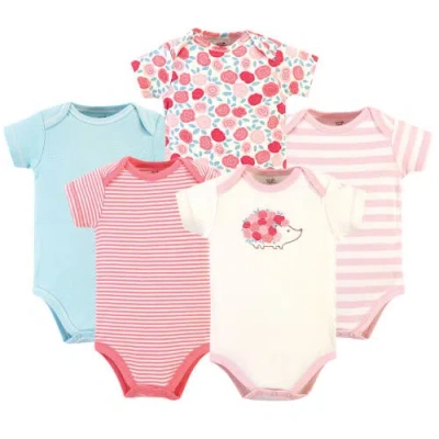 Touched By Nature Babies'  Organic Cotton Bodysuits In Multi