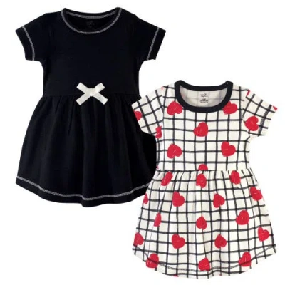 Touched By Nature Kids'  Organic Cotton Dress Duo Short And Styles In Multi