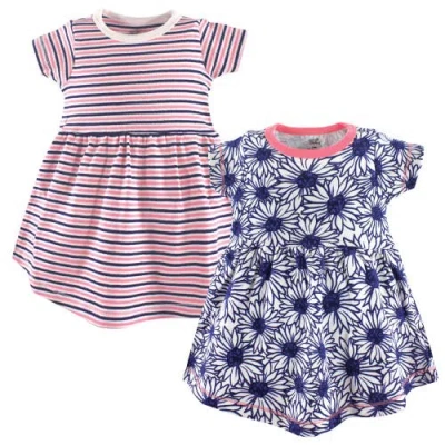 Touched By Nature Kids'  Organic Cotton Dress Duo Short And Styles In Multi