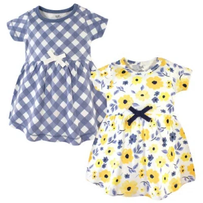 Touched By Nature Kids'  Organic Cotton Dress Duo Short And Styles In Multi