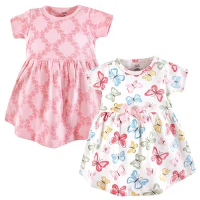 Touched By Nature Kids'  Organic Cotton Dress Duo Short And Styles In Multi