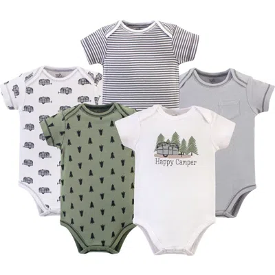 Touched By Nature Babies'  Organic Cotton Infant One-pieces In Multi